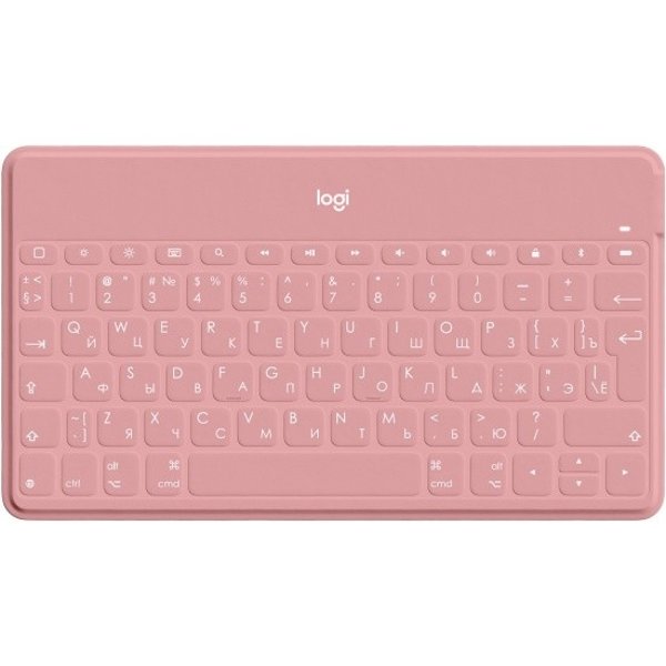 920-010122 Logitech Клавиатура Keys-To-Go механическая розовый USB беспроводная BT Multimedia for gamer