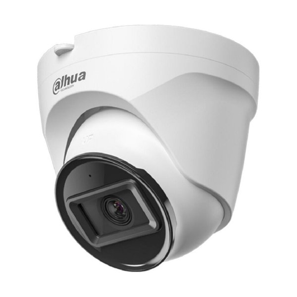 DAHUA DH-IPC-T1E20P-A-0360B Уличная турельная IP-видеокамера 2Мп; 1/3” CMOS; 3.6мм; Smart подсветка; ИК 30м; IP67; обнаружение людей; встроенный микрофон; корпус: пластик