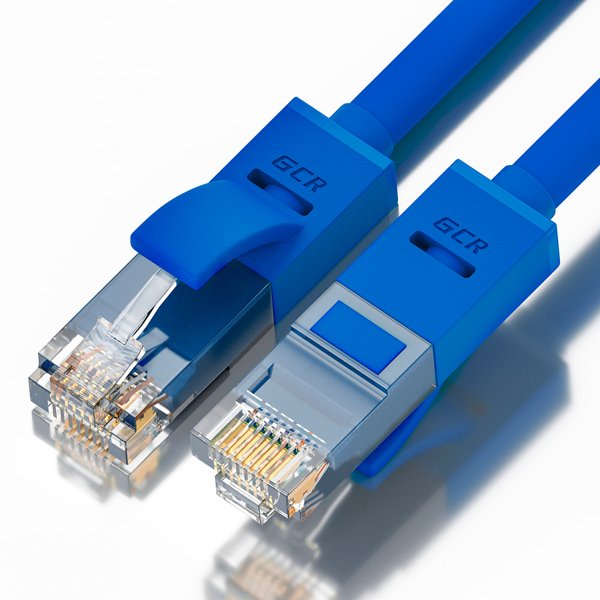 Greenconnect RJ45(m) - RJ45(m) Cat. 5e U/UTP PVC 2м синий