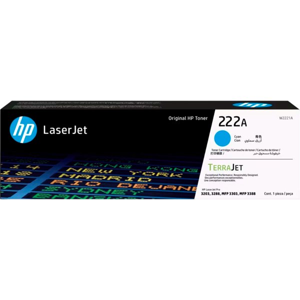 HP Тонер-картридж 222A Cyan W2221A