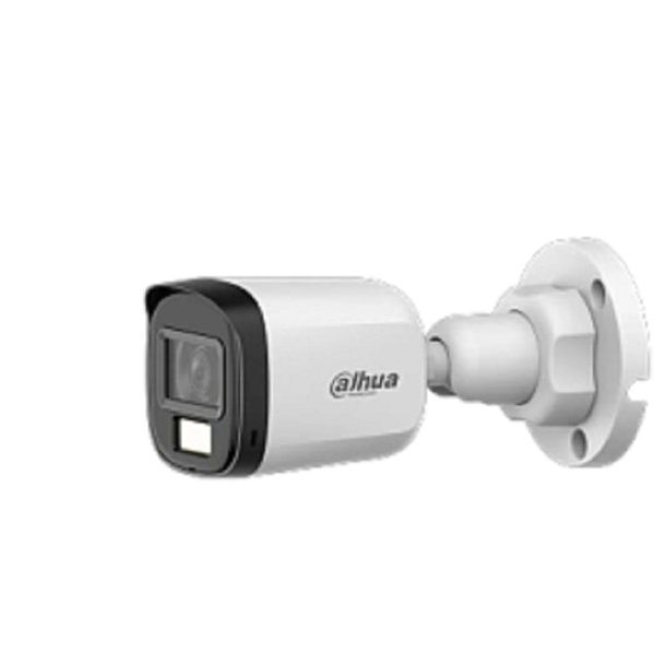 DAHUA DH-HAC-B5E20P-A-0280B Уличная цилиндрическая HDCVI-видеокамера 2Мп; CMOS; 2.8мм; ИК 20м; микрофон; IP67; корпус: пластик