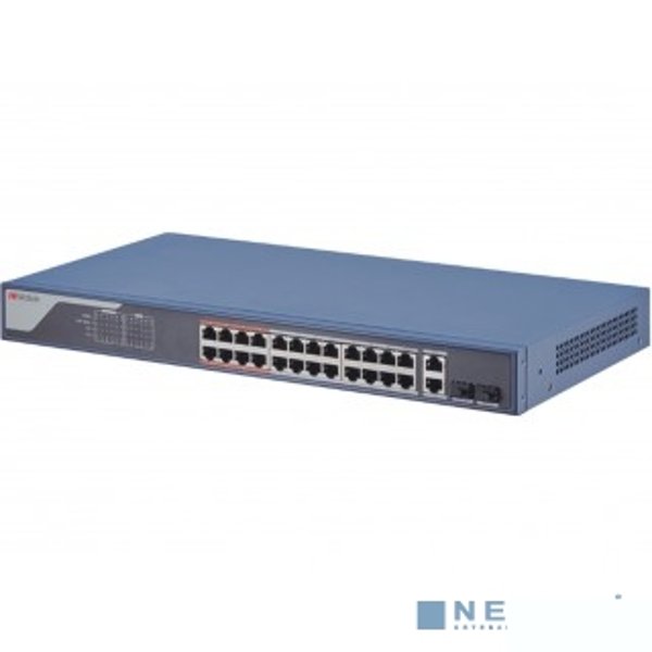 HiWatch SWT-1326P Коммутатор 24x100Mb 24PoE 370W управляемый