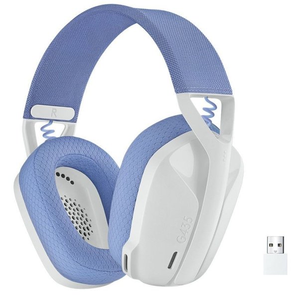Logitech Headset G435 LIGHTSPEED Wireless Gaming  WHITE - Retail