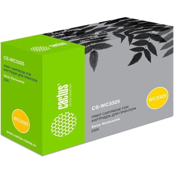 CACTUS 106R02312 Картридж CS-WC3325 для Xerox WorkCentre 3325, 11000 страниц, чёрный