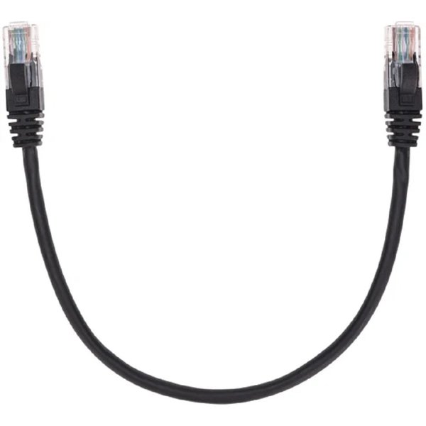 Rexant (02-0102-03) Патч-корд U/UTP, CAT 5e, RJ45-RJ45, 26AWG, LSZH, черный, 0,3м