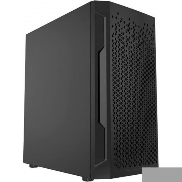 Powercase Корпус Mistral Micro Z2B SI, Non Window, Mesh, 2x 120mm fan, чёрный, mATX (CMIMZB-F2SI)