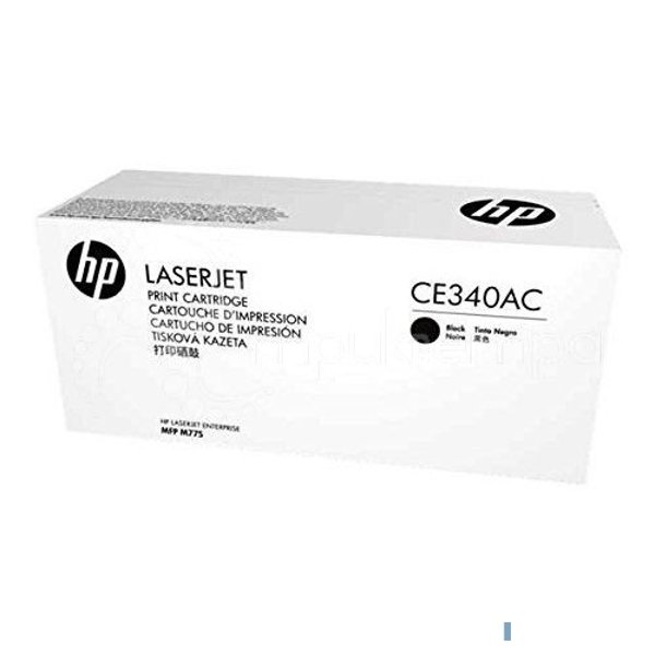 HP Картридж CE340AC 651A лазерный черный (13500 стр) (белая корпоративная коробка)
