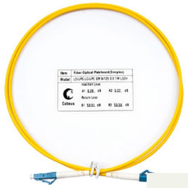 Cabeus FOP(s)-9-LC-LC-1,5m Шнур оптический simplex LC-LC 9/125 sm 1,5м LSZH