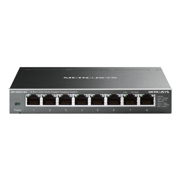Mercusys MS108GS-M2 Настольный коммутатор с 8 портами 2,5 Гбит/с