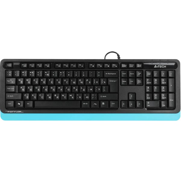 Клавиатура A-4Tech Fstyler FK10 BLUE черный/синий USB [1147528]