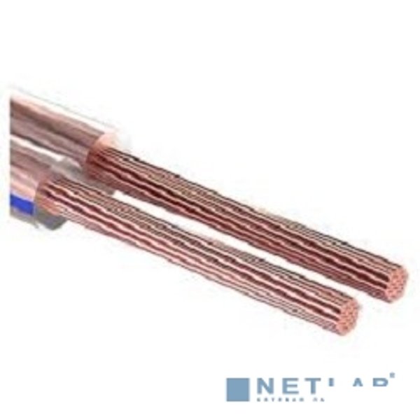 Rexant 01-6305-05 Кабель акустический, 2х1.00 мм2, прозрачный SILICON, 5 м.