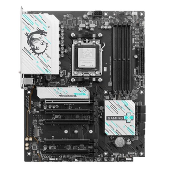Материнская плата MSI B840 GAMING PLUS WIFI B840, AM5, 4*DDR5, 5*PCIEx16, 3*M.2, 2*TypeC, 1*USB3.2Gen2, 4*USB3.2Gen1, 8*USB2.0, 4*SATA3.0, 2.5G, HDMI, ATX, RTL