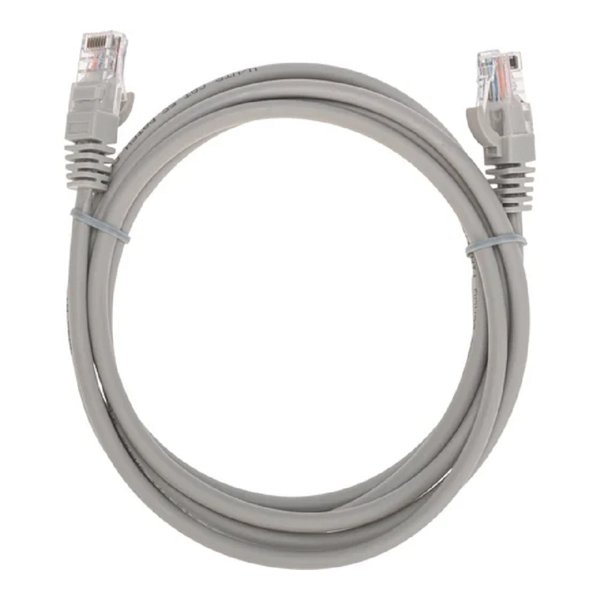 Rexant (02-0100-2) Патч-корд U/UTP, CAT 5e, RJ45-RJ45, 26AWG, LSZH, серый, 2м