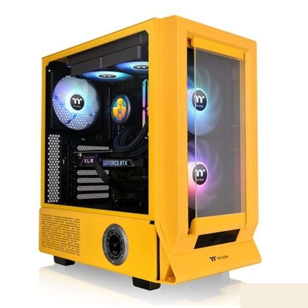 Корпус Thermaltake Ceres 350 MX желтый без БП E-ATX 2x140mm 2xUSB3.0 audio bott PSU