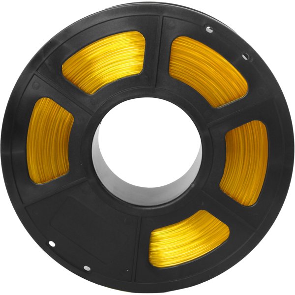 Филамент NVPRINT PETG Clear Yellow Прозрачно-желтый для 3D печати диаметр 1.75мм масса 1 кг