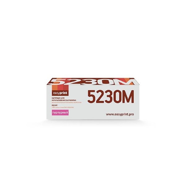 Easyprint  TK-5230M  Тонер-картридж LK-5230M для Kyocera ECOSYS M5521cdn/P5021cdn (2200 стр.) пурпурный, с чипом