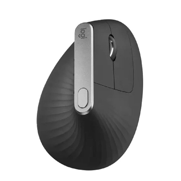 Мышь Logitech MX Vertical черный/черный оптическая 4000dpi беспров. BT/Radio USB 6but (910-005451)