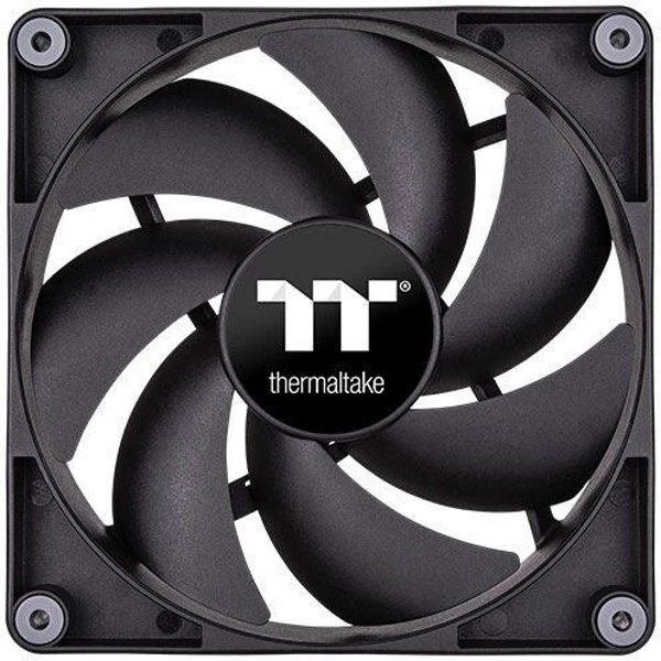Кулер для компьютерного корпуса, Thermaltake, CT140 PC Cooling Fan, CL-F148-PL14BL-A, 140мм вентилятор, 500-1500 об.мин, 4pin PWM, 77.37 CFM, 30.5 dB(A), 140x140x25мм, Черный