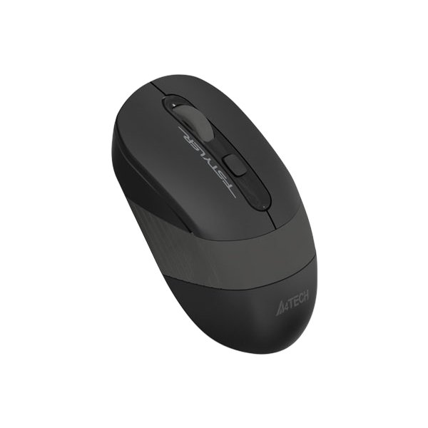 Мышь беспроводная A4Tech Fstyler FG10 , черный/серый , оптическая, 2000dpi , USB, 4 кнопки [1147564]