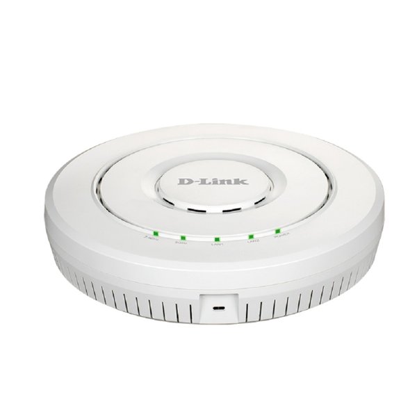 D-Link DWL-8620AP/A1A Беспроводная двухдиапазонная унифицированная точка доступа AC2600 Wave 2 с поддержкой MU-MIMO, PoE и 4 внутренними антеннами(Адаптер питания в комплект поставки не входит)