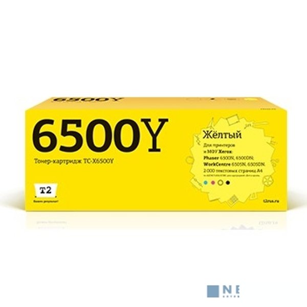 T2 106R01603 [TC-X6500Y] Картридж Xerox Phaser 6500N/6500DN/WorkCentre 6505N/6505DN (2000 стр.) желтый, с чипом