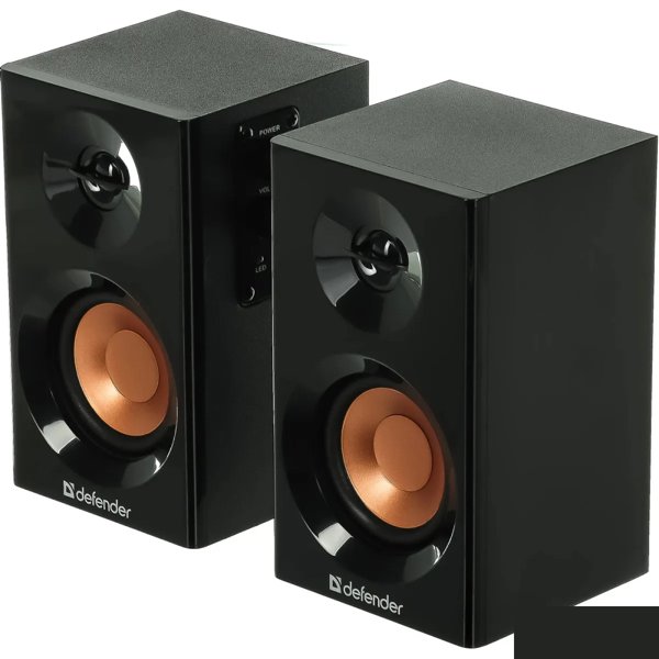 Defender AURORA S12 {2.0, Актив.колонки 2x6 W (RMS),100 Гц - 20 кГц} [65415]