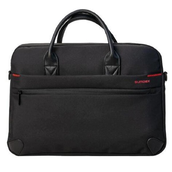 Сумка SUMDEX  NON-913BK  { нейлон,черная,до 15,6"}