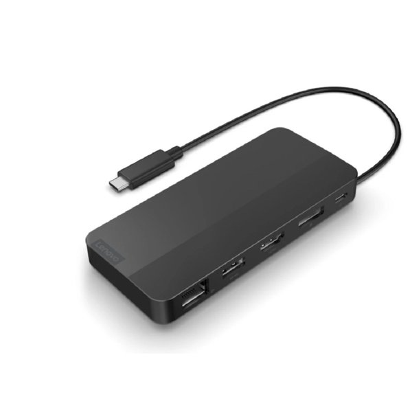Lenovo [40B90100EU] USB-C Dual Display Travel Dock (1x HDMI 2.1, 1x DP 1.4, 1x USB-A 3.2 Gen 2, 2x USB-C 3.2 Gen 2, 1 x RJ45)