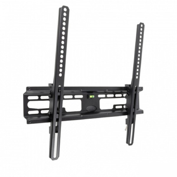 Kromax FLAT-4 new black, наст. для TV 22"-65", max 55 кг, 1 ст св., нак. +3°-10°, от ст. 42 мм, max VESA 400x400 мм.