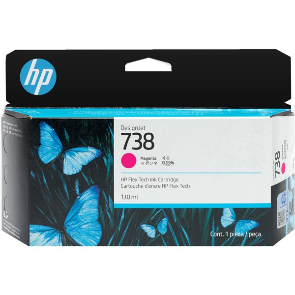 Картридж/ HP 738 130-ml Magenta DesignJet Ink Cartridge