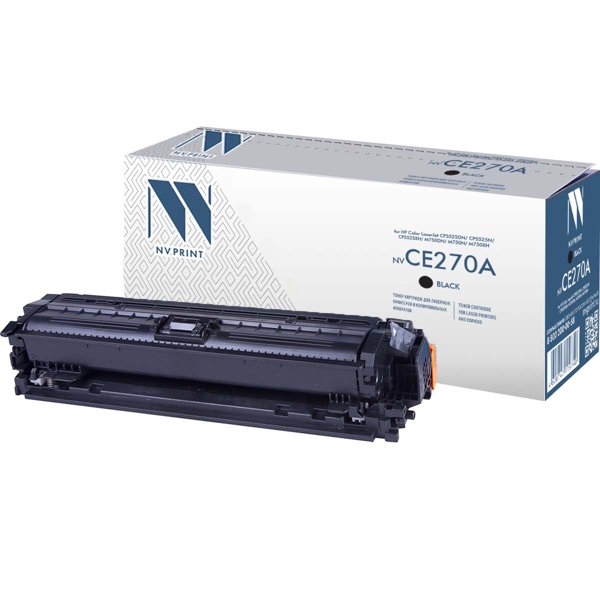 NVPrint CE270A Картридж NV Print для HP Color LJ CP5520, BLACK, 13500 стр. (восстан)