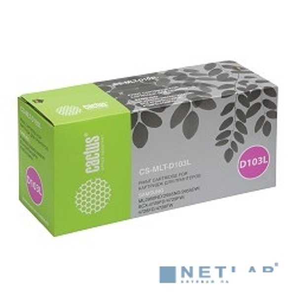 MLT-D103L_CACTUS Картридж CACTUS (CS-D103L) для принтеров SAMSUNG SCX-4728FD, ML-2955ND/2955DW, 2500 стр