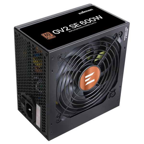 Zalman <GV2SE>  ZM600-GV2SE <600W, ATX12V v2.52, APFC, 12cm Fan, 80+ Bronze, Ret>