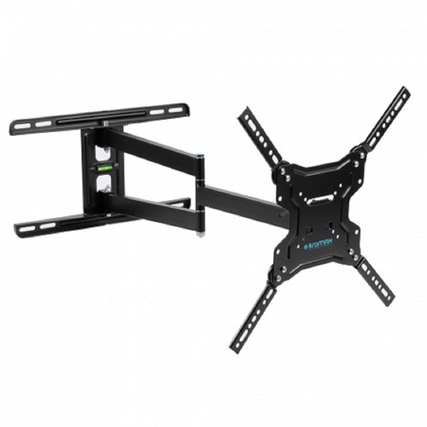 Kromax DIX-19 черный 22"-65" макс.45кг настенный поворотно-выдвижной и наклонный
