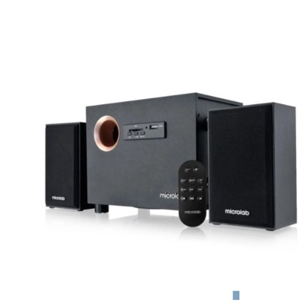MICROLAB M-105R черный {2,5 Вт * 2 + 5 Вт, Гармонические искажения: < 1% (1 Вт 1 кГц), Частотная характеристика: 150 Гц - 15 кГц , Отношение сигнал/шум: > 70 дБ, Разделение: > 40 дБ}