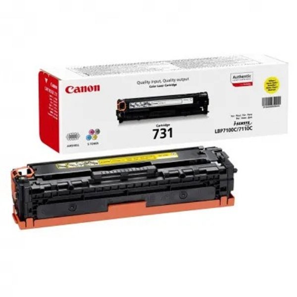 Canon Cartridge 731Y 6269B002 Картридж LBP7100 / LBP7110, Желтый, 1500стр.