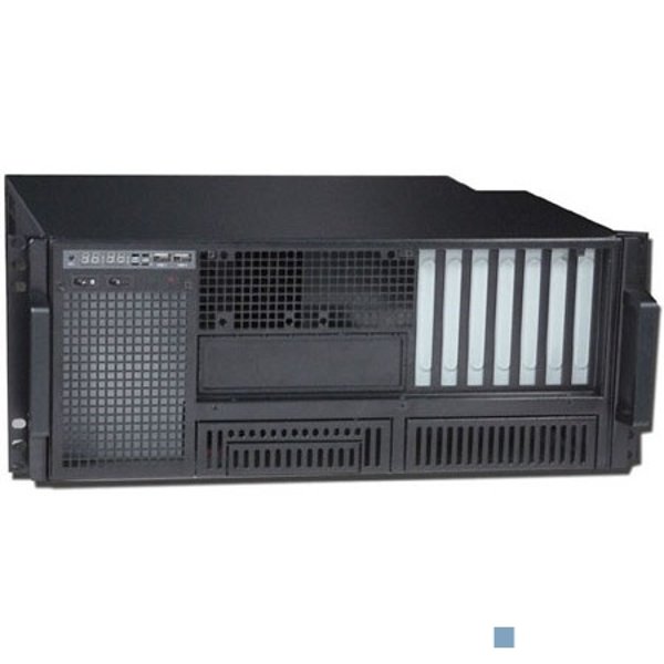 Procase FM420-B-0 черный {4U глубина 355мм, внешн 2x5.25, внутр 6xHDD, MB 12"x9.6", без Б/П PS2}