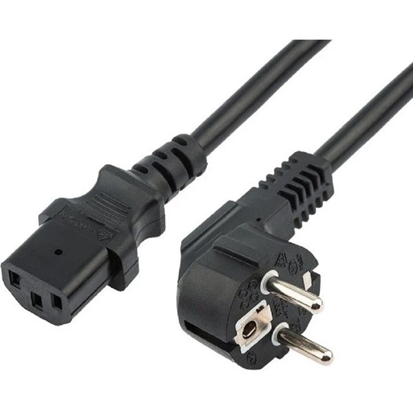 Rexant (04-2731) Шнур сетевой СЕЕ 7/7 (Schuko) – IEC 320 C13 3x0,75мм?, длина 0,6м