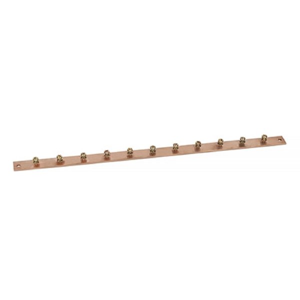 Cabeus CGB-IN-1U-11-19 Медная шина заземления, 11 точек подключения, 19" дюймов