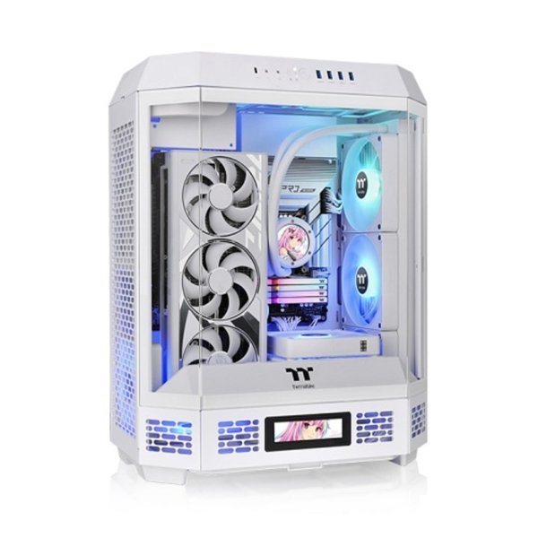 Корпус Thermaltake The Tower 600 белый без БП ATX 11x120mm 5x140mm 4xUSB3.0 audio bott PSU