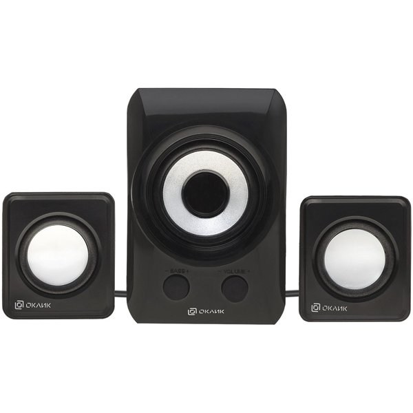 Колонки Oklick OK-420 2.1 черный 11Вт