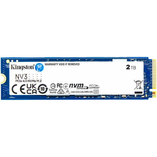 Kingston SSD NV3, 2000GB, M.2(22x80mm), NVMe, PCIe 4.0 x4, 3D TLC SNV3S/2000G