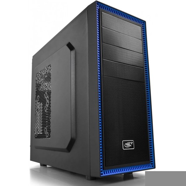 Deepcool TESSERACT BF, ATX, Black-Blue, без БП[DP-CCATX-TSRBFBK]