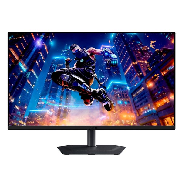 LCD Gigabyte 31.5" MO32U2 EK {QD-OLED 3840x2160 240Hz 0.03ms 178/178 250cd/1000cd 2xHDMI2.1 DisplayPort1.4 3xUSB3.2 USB-C(18Вт)  Pivot}
