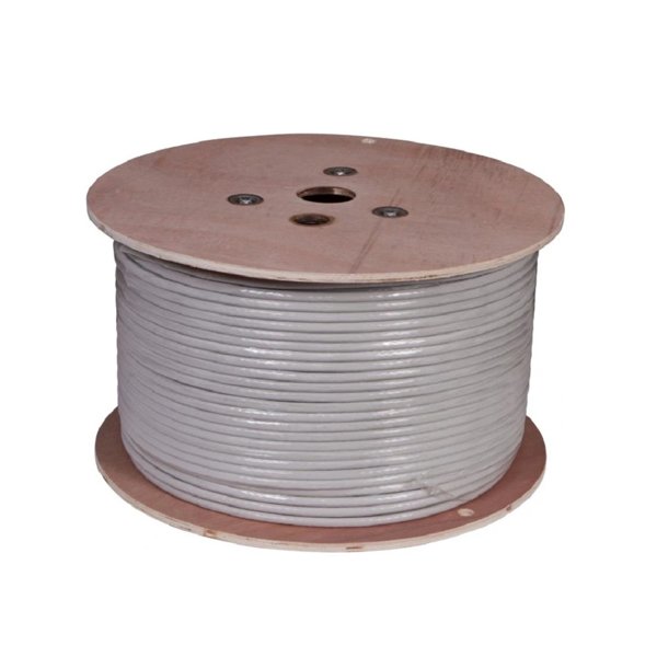 Rexant (02-0321 ) Кабель витая пара, U/FTP, CAT 6A, ZH нг(А)-HF (LSZH), 4х2х0,57 мм, 23AWG, INDOOR, SOLID, серый, 305м PRO