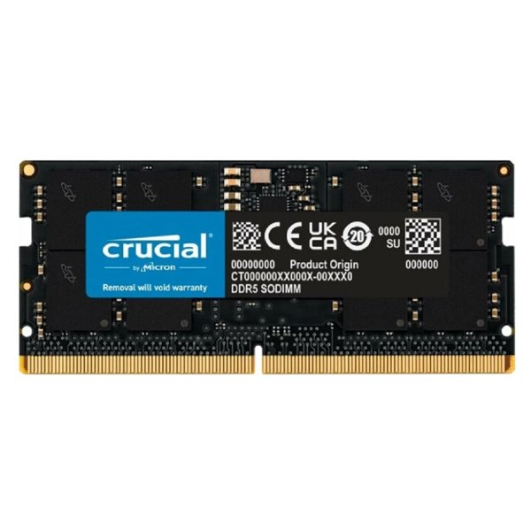 Crucial DDR5 SODIMM 16Gb 4800MHz CB16GS4800 CL40