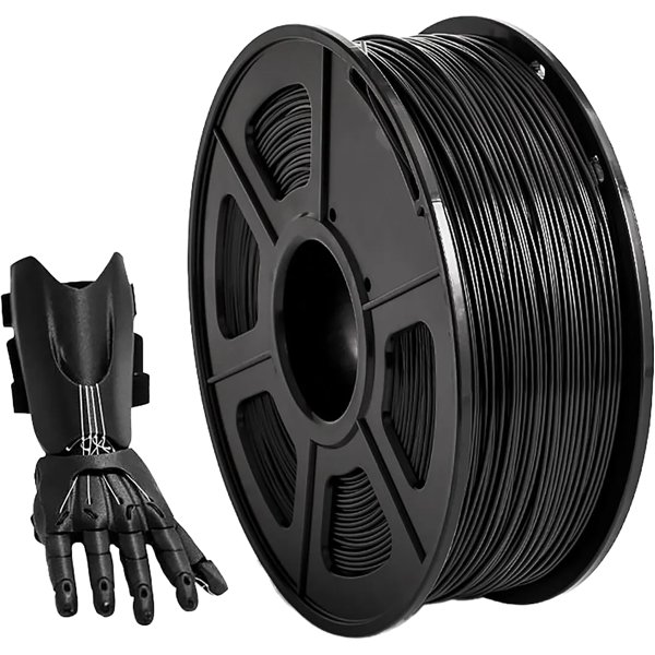 Филамент NVPRINT ABS Black для 3D печати диаметр 1.75мм  длина 330 метров  масса 1 кг