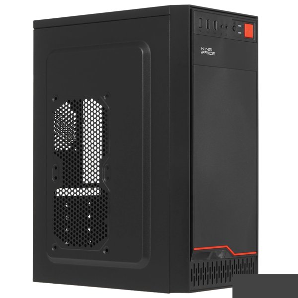 Корпус KingPrice KPCC-MD201 черный без БП ATX 1x80mm 4x120mm 2xUSB2.0 audio