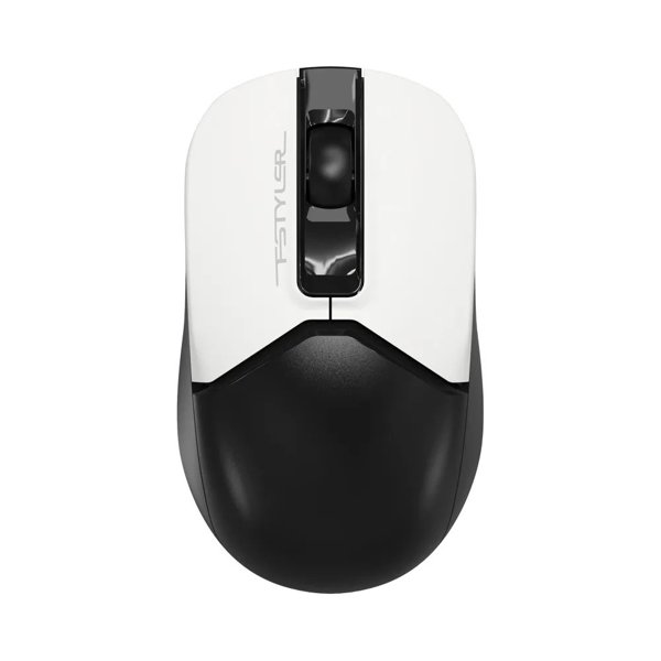 A4Tech Мышь Fstyler FB12S черный/белый оптическая (1200dpi) silent беспроводная BT/Radio USB
