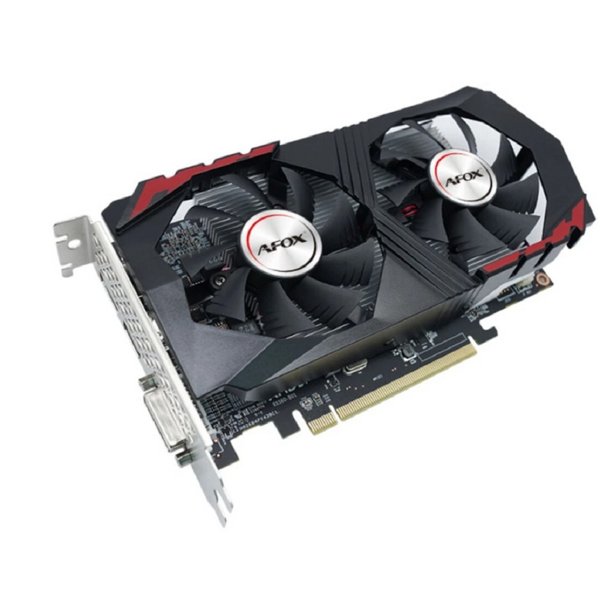 Видеокарта PCI-E Afox Radeon RX 550 (AFRX550-2048D5H2-V2) 2GB GDDR5 128bit 14nm 1183/6000MHz DVI-D/HDMI/DP